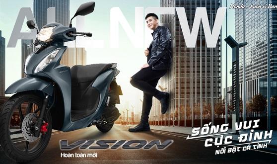 Honda Việt Nam giới thiệu Honda VISION hoàn toàn mới  - Sống vui cực đỉnh -