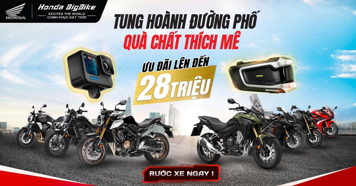 Honda Bigbike Việt Nam Khởi Động Năm Mới Với Chương Trình Ưu Đãi Tặng Quà Liền Tay