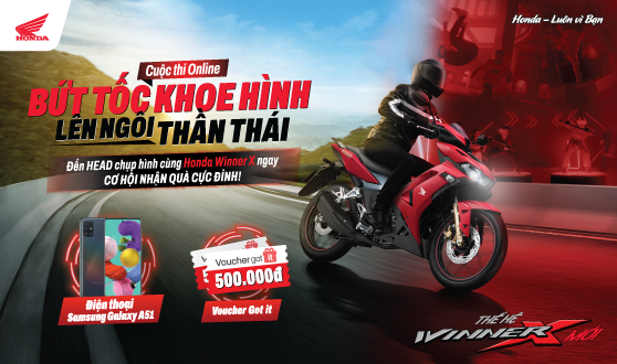 CHỤP HÌNH CỰC DỄ ĐỂ NHẬN QUÀ SIÊU MÊ CÙNG HONDA WINNER X