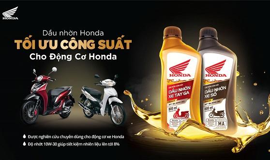 Dầu nhờn chính hiệu Honda: Tối ưu công suất cho động cơ xe Honda