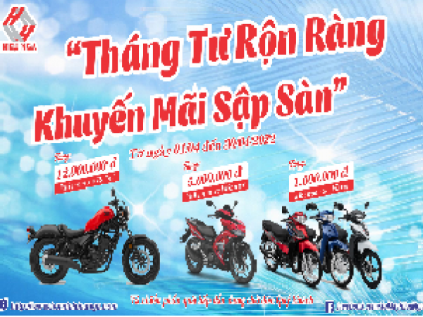 THÁNG TƯ RỘN RÀNG – KHUYẾN MÃI SẬP SÀN 