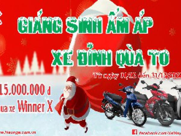 GIÁNG SINH ẤM ÁP - XE ĐỈNH QUÀ TO