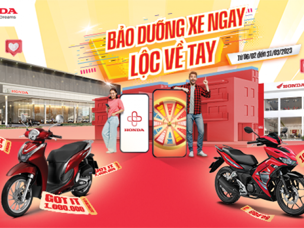 Chương trình khuyến mại: “Bảo dưỡng xe ngay – Lộc về tay”