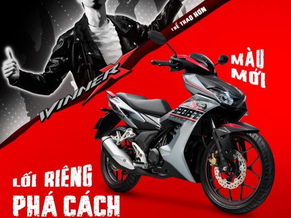 Honda Việt Nam giới thiệu phiên bản Thể thao ABS tem màu mới - Winner X