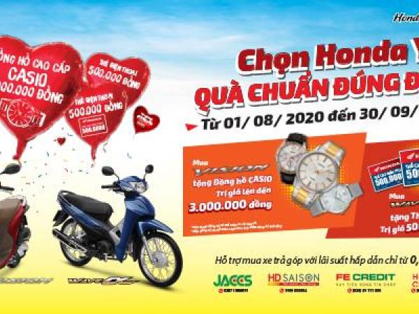 “Chọn Honda yêu, Quà chuẩn đúng điệu”