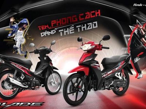 Honda Việt Nam giới thiệu phiên bản mới Blade 110cc - Tem phong cách, dáng thể thao -